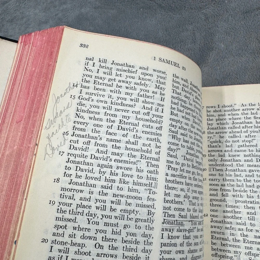 Harper & Brothers The Bible James Moffatt‎ Translation 1935 Black Good Hardcover